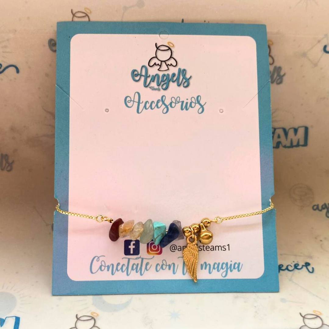 Pulsera 7 arcángeles con llamador
